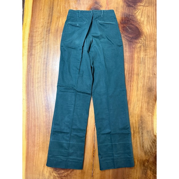 Vintage 60's Mens Work Trouser Pants Cotton Talon Zipper Workwear Cotton J3-19 - Picture 9 of 11